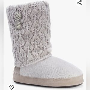 MUK LUKS 11/12 Women's Sofia Faux Fur Slipper Booties